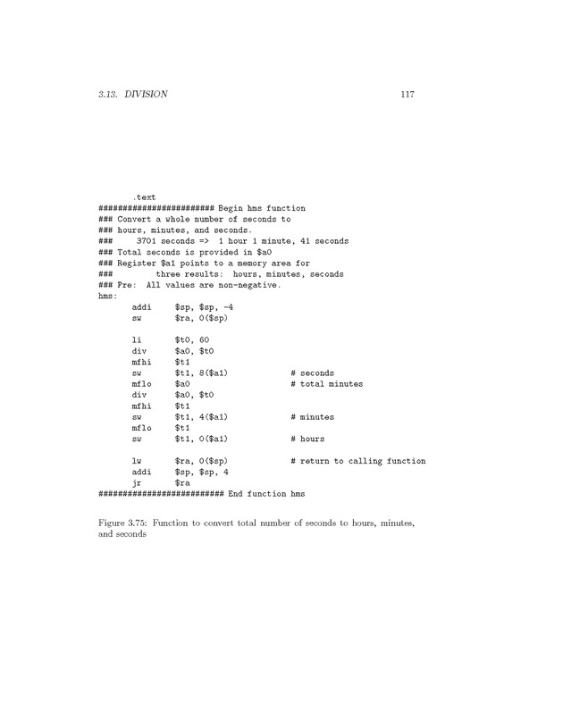 Computer Organization with MIPS - Page 117